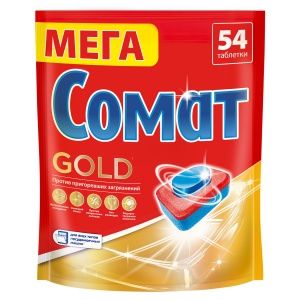 Таблетки для посудомоечных машин Somat Gold, 54шт. (9000101320978), 6 уп.