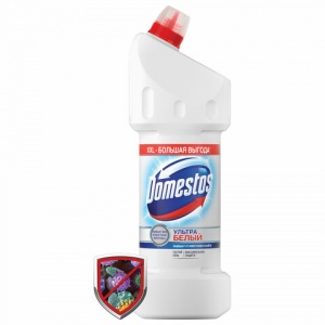 Средство для сантехники Domestos "Ультра белый", гель, 1.5л (8714100784112), 6шт.